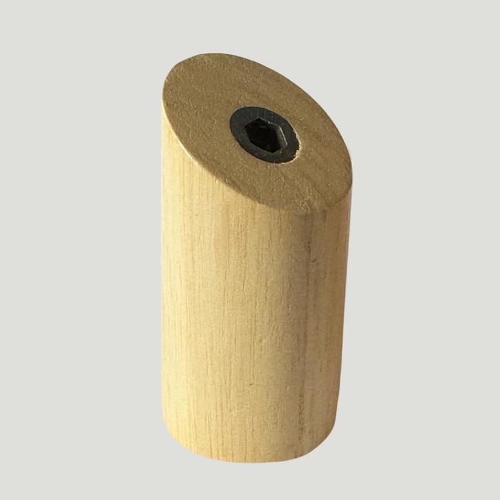 Set van 6 houten kledinghaken (kapstok), rubberhout, Doe-het-zelf en Bouw, Gereedschap | Overige machines, Nieuw, Verzenden