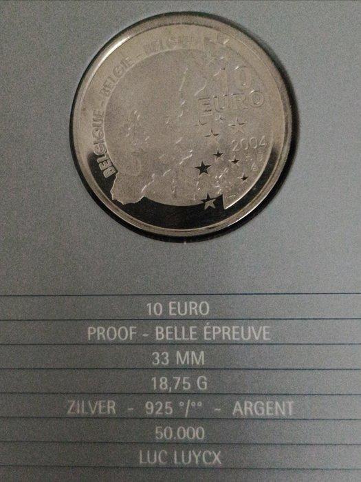 Belgique. 10 Euro Bélgica 10€ 2004 75.º aniversário das, Timbres & Monnaies, Monnaies | Europe | Monnaies non-euro