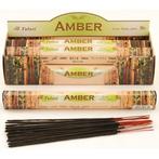 Tulasi Wierook - Amber (box met 6 pakjes á 20 stokjes), Ophalen of Verzenden, Nieuw