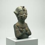 Replica van het oude Egypte Bronzen buste van koning