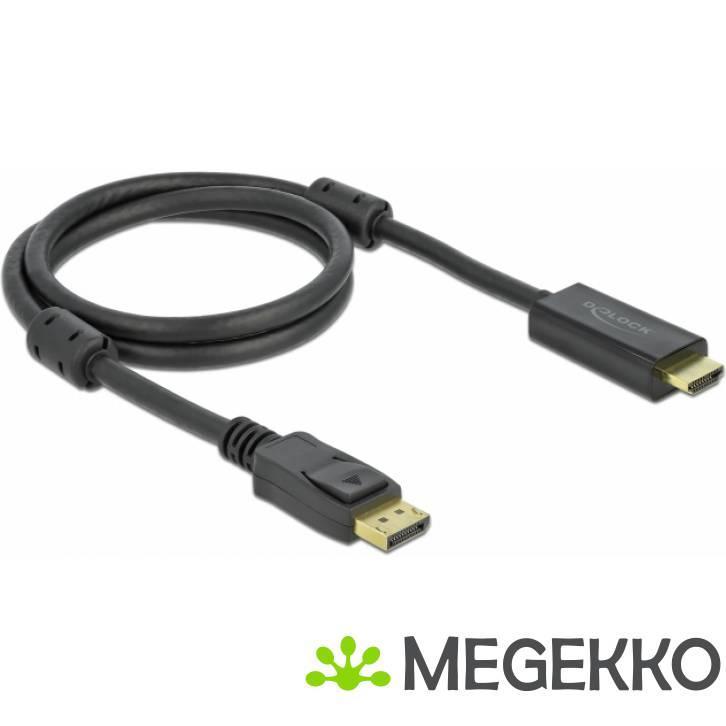 Delock 85955 Actieve DisplayPort 1.2 naar HDMI Kabel 4K 60, Computers en Software, Overige Computers en Software, Nieuw, Verzenden