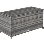 tectake Opbergbox Kuusamo met aluminium frame en wielen 297l, Tuin en Terras, Verzenden, Nieuw