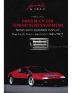 HANDBUCH DER FERRARI SERIENNUMMERN, FERRARI SERIAL NUMBERS, Boeken, Nieuw