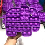 Pop It - Fidget Anti Stress Speelgoed Bubble Toy Siliconen, Nieuw, Verzenden