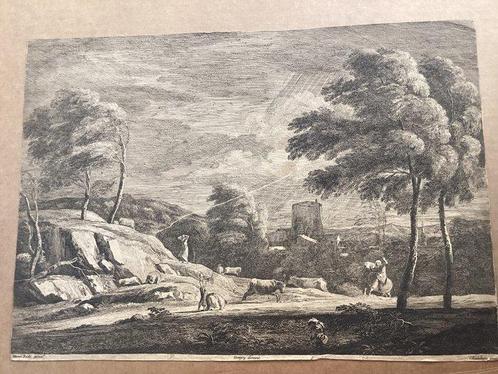 Marco Ricci (1676-1730), after, engraved by Jean-Baptiste, Antiek en Kunst, Antiek | Overige Antiek