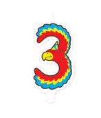 Kaars 3 Jaar Papegaai, Verzenden