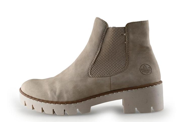 Rieker Chelsea boots in maat 42 Beige, Kleding | Dames, Schoenen, Beige, Zo goed als nieuw, Overige typen, Verzenden