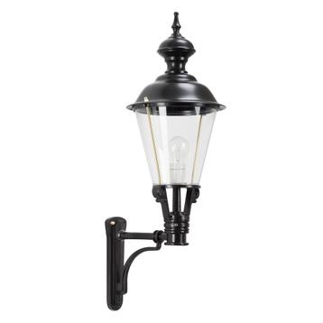 Buitenverlichting wand rond Buitenlamp Soest L Zwart, Verzenden