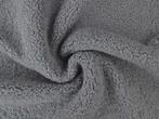 10 meter teddy bont - donkergrijs - Bouclé stoffen, Verzenden
