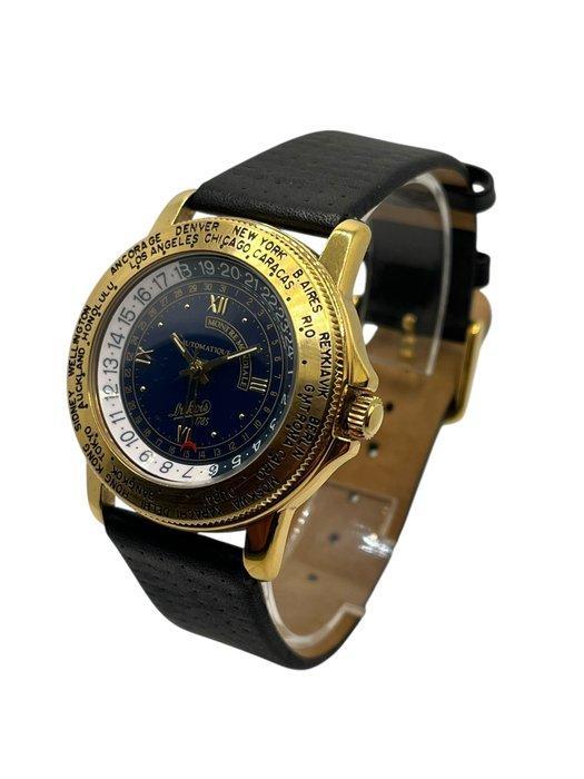 DuBois et fils - 1785 - Montre Mondiale Worldtimer Automatic, Handtassen en Accessoires, Horloges | Heren