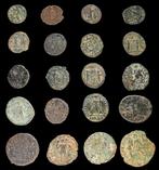Romeinse Rijk Lote 20 monedas Æ acuñadas entre los siglos