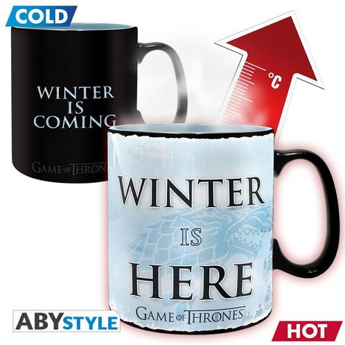 Game of Thrones Winter is Here Heat Change Mok, Verzamelen, Film en Tv, Ophalen of Verzenden
