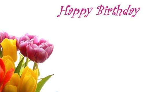 Bloemenkaartjes - 50 stuks happy birthday bouquet, Huis en Inrichting, Woonaccessoires | Kunstplanten en Kunstbloemen, Nieuw