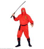 Ninja Kostuum Rood Heren, Verzenden