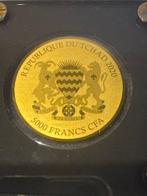 Tchad. 5000 Francs 2020 Subtropische Zone 1/200 Oz (.999), Postzegels en Munten