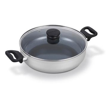 Brabantia INDU+ Hapjespan - Ø 28 cm -met deksel -Keramische, Verzenden