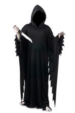 Kostuum Geest Pak Spook Zwart XS S M 158 164 170 176 Cape La, Kleding | Heren, Carnavalskleding en Feestkleding, Nieuw, Ophalen of Verzenden