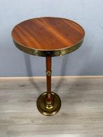 Bijzettafel - Hout, Koper, Messing - Decoratieve bijzettafel