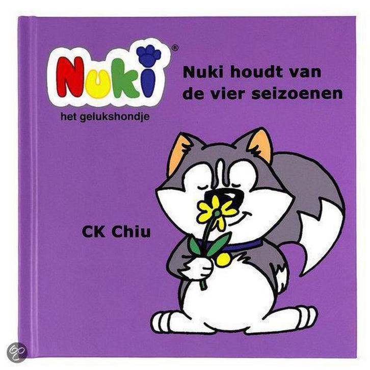 Nuki houdt van de vier seizoenen / Nuki (het gelukshondje), Boeken, Kinderboeken | Kleuters, Zo goed als nieuw, Verzenden