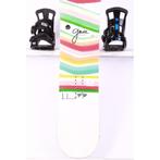 145 151 dames snowboard GNU B-NICE 2023, White, ROCKER, Sport en Fitness, Verzenden, Nieuw