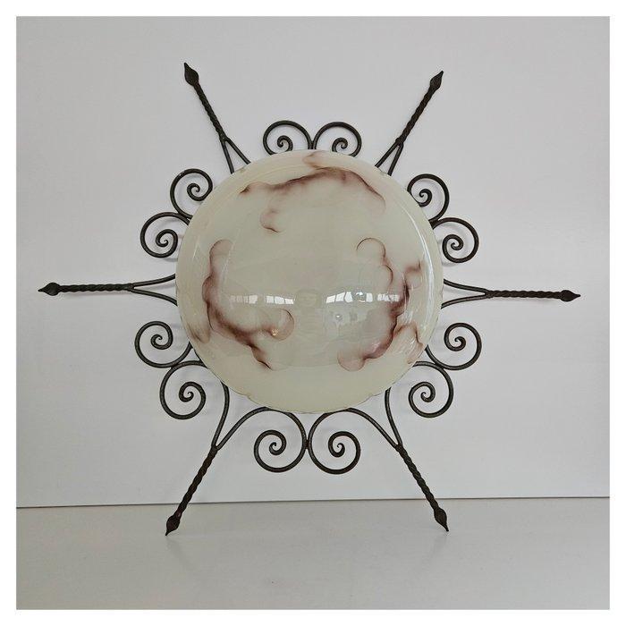 Wandlamp - Smeedijzer, Antiek en Kunst, Curiosa en Brocante