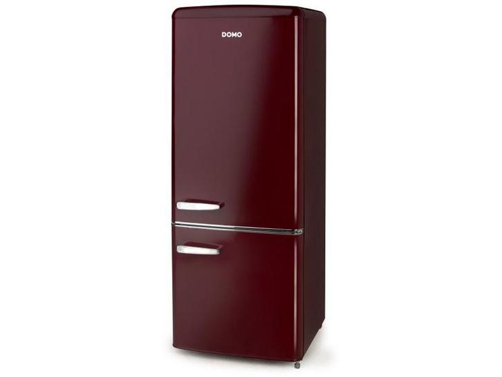 DOMO DO91707R - Retro Koelkast - 191 l - Wijnrood, Huis en Inrichting, Woonaccessoires | Overige, Zo goed als nieuw, Verzenden