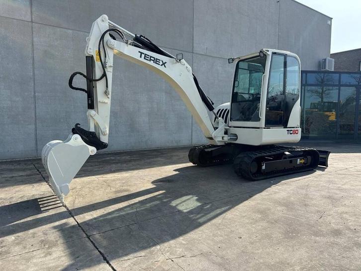 Veiling: Midigraafmachine Terex TC60 Diesel 2012, Articles professionnels, Machines & Construction | Grues & Excavatrices, Enlèvement