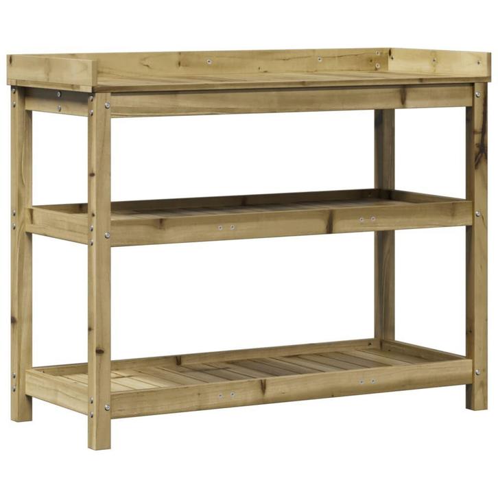 Houten Plantentafel | OP=OP | -40% Korting, Tuin en Terras, Bloembakken en Plantenbakken, 60 cm of meer, 100 cm of meer, Nieuw