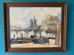 Jan Kelderman (1914-1990) - Gezicht op Parijs, Antiek en Kunst, Kunst | Schilderijen | Klassiek