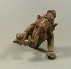 sculptuur, Sculpture of Ganesha as butter thief - 9 cm -