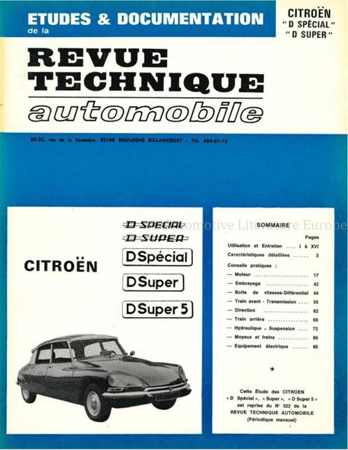 1970 - 1975 CITROËN D SPÉCIAL | D SUPER VRAAGBAAK FRANS, Auto diversen, Handleidingen en Instructieboekjes