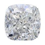 1 pcs Diamant - 4.01 ct - Briljant, Cushion - D (kleurloos)
