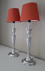 Fraaie Set Kolomlampen - Lampe de table (2) - Aluminium, Antiek en Kunst
