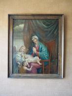 Flemish school (XVII-XVIII) - The Virgin and child with, Antiek en Kunst