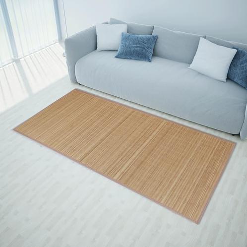 vidaXL Tapijt 160x230 cm bamboe bruin, Huis en Inrichting, Stoffering | Tapijten en Vloerkleden, Nieuw, Verzenden
