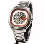 RSW - Le Locle automatic skeleton - RSWA122SK-SS-13 - Sans, Handtassen en Accessoires, Horloges | Heren, Nieuw