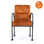 Albany - Vergader/Eetkamerstoel - Adore Cognac, Vergader- of Presentatieruimte, Ophalen of Verzenden, Nieuw zonder verpakking