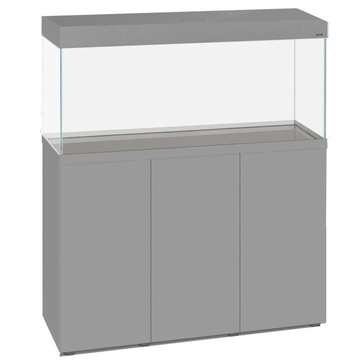 Osaka OptiSet 120cm Grijs - Inclusief meubel, Dieren en Toebehoren, Vissen | Aquaria en Toebehoren, Leeg aquarium, Nieuw, Ophalen of Verzenden