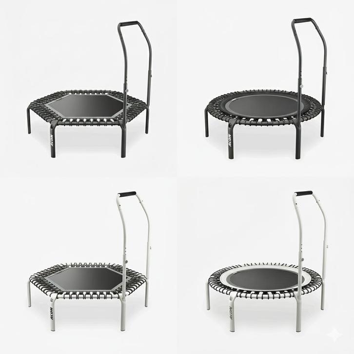 ACON Fit Rebounder Fitness Trampoline met handgreep, Sports & Fitness, Équipement de fitness, Envoi