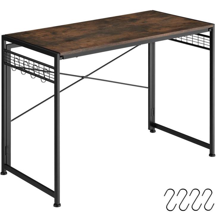 tectake Bureau Paterson inklapbaar 102x51x77cm - Industrieel, Huis en Inrichting, Bureaus, Verzenden