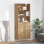 vidaXL Highboard Artisan Eiken 69,5 x 34 x 180 cm Bewerkt, Verzenden, Nieuw
