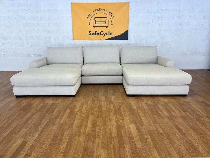 Showroommodel witte U-zetel – van absolute topkwaliteit, Maison & Meubles, Canapés | Coins salons complets, Enlèvement ou Envoi