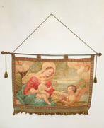 Wandtapijt - 60 cm - 96 cm - Madonna met kind, Antiek en Kunst