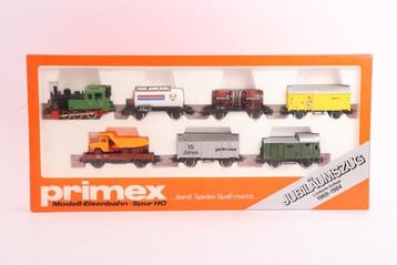 Primex H0 - 2760 - Treinset (1) - Stoomloc met 6 wagons