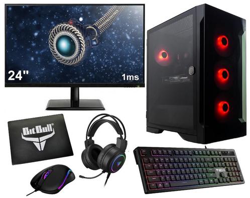 i5 6-Core|RTX 3050 Gaming PC Compleet met Monitor, Toetse..., Computers en Software, Desktop Pc's, Nieuw, Ophalen of Verzenden