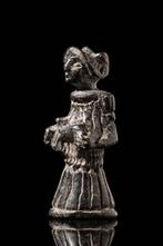 Syro-Hettitische Zwarte steen Godin standbeeld | Oud en