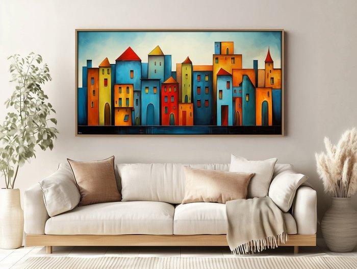 Felix van Horst - Vibrant Vistas (XXL), Antiek en Kunst, Kunst | Designobjecten