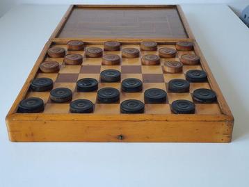 Królewska gra, zabytkowe szachy i Backgammon, antyk - Jeu