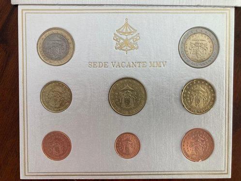 Vatican. Year Set (BU) 2005 Sede Vacante, Postzegels en Munten, Munten | Europa | Euromunten