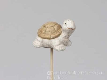 Bijsteker Schildpad op stok per stuk, Huis en Inrichting, Woonaccessoires | Kunstplanten en Kunstbloemen, Nieuw